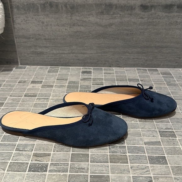 J. Crew Zoe Flats in suede - navy blue - Picture 5 of 8
